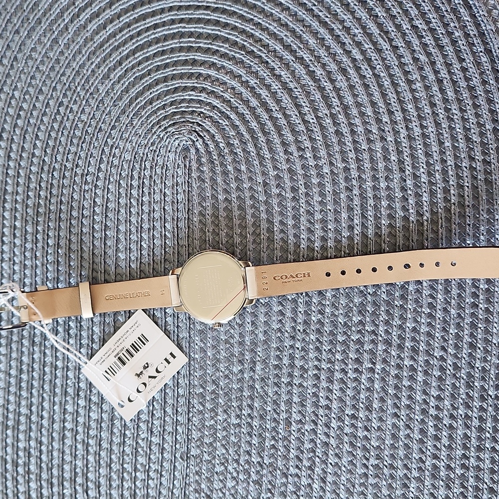 Coach Cream Strap Watch with Sunset Dial - Picture 7 of 7